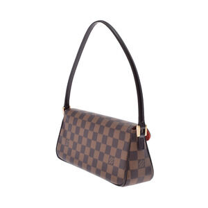 Louis Vuitton Recoleta Brown Handbag Damier Leather